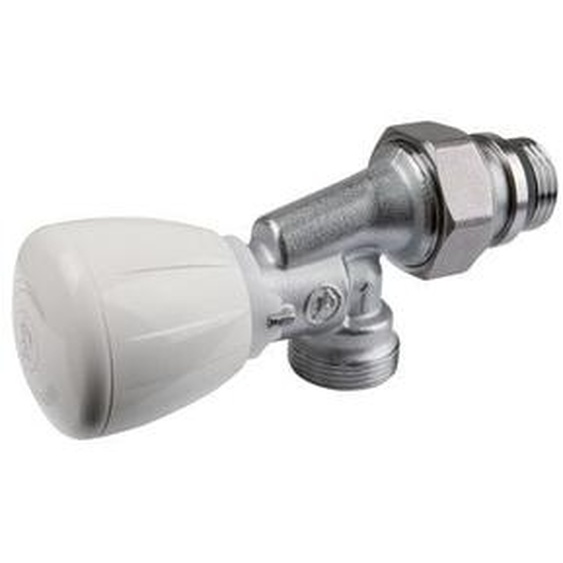Robinet de radiateur équerre inversé série alésage r435 tg Giacomini