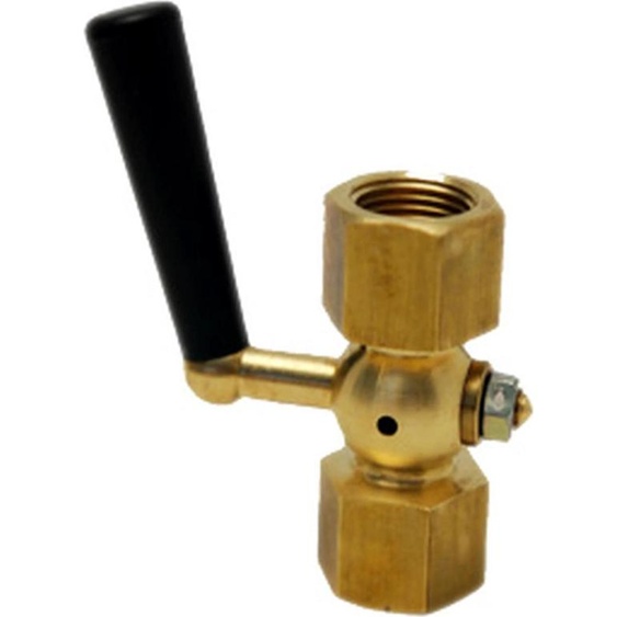 Robinet manomètre JAKO 4020, 1/2 pouce (fig. 45) Mssg. PN16, manchon/manchon tournant, 1 pièce.
