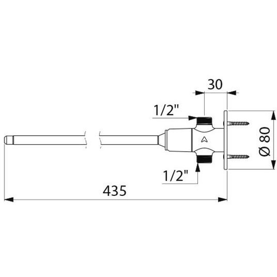Robinet poussoir temporisé de lavabo TEMPOGENOU commande fémorale équerre - DELABIE - 734100