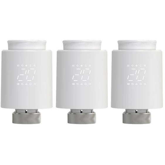 Robinet thermostatique pour radiateur, contrôle intelligent, économe en énergie, lot de 3