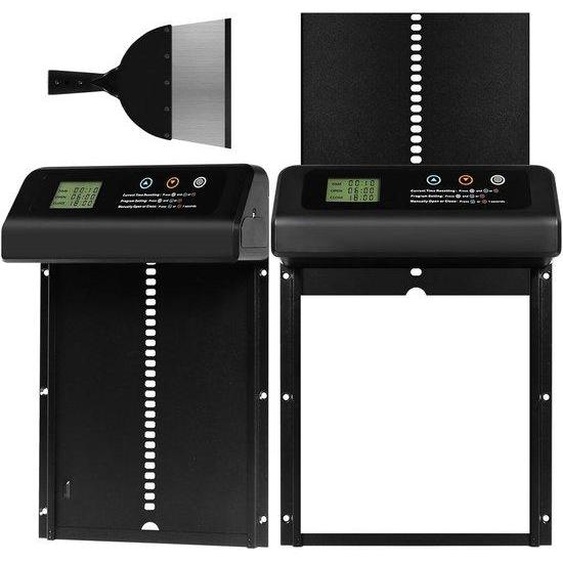 Robinets à réglage automatique avec écran LCD et protection contre la pluie - en acier résistant aux intempéries - poulailler àpar batterie.