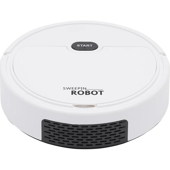 Robot aspirateur, fonctionnalité 3 en 1, puissance daspiration efficace, BLANC, UE