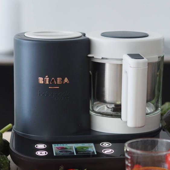 Robot Connecté Beaba Babycook Smart Gris Anthracite/blanc
