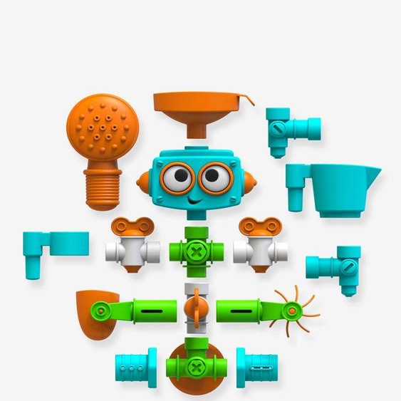 Robot de bain multi-activités multicolore