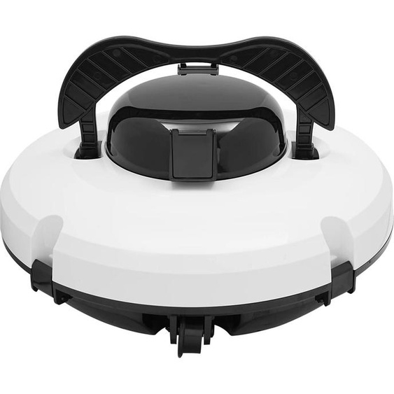 Robot de piscine - Aspirateur automatique sans fil - Batterie Li-Ion 5200 mAh - Filtre 180 m - Pour piscines enterrées - Temps de charge : 3,5 à 4 heures - Blanc