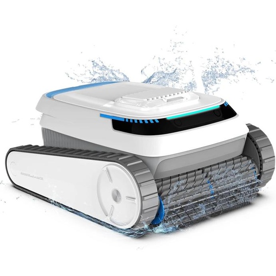 Robot de piscine - Aspirateur automatique SET1 - Pour le fond et les parois - Nettoie la ligne deau - Navigation intelligente - Fonctionnement électrique