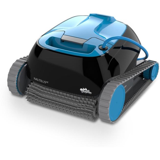 Robot de piscine automatique - Pour piscines jusquà 10 mètres - Poids : 6,7 kg - Boîtier en plastique - Noir