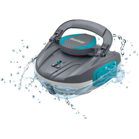 Bestway - Robot piscine rechargeable Cristal - nettoyage fond plat - 10 m² max