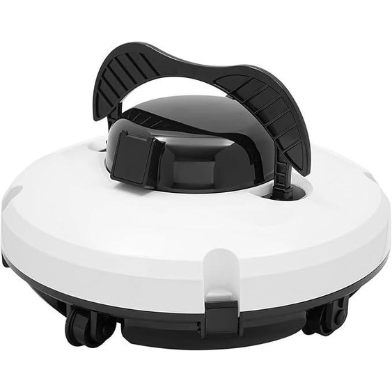Robot de piscine sans fil, aspirateur de piscine à batterie, adapté aux piscines peu profondes jusquà 100 m², étanche IPX8, autonomie de 120 minutes. Idéal pour les piscines enterrées et hors-sol