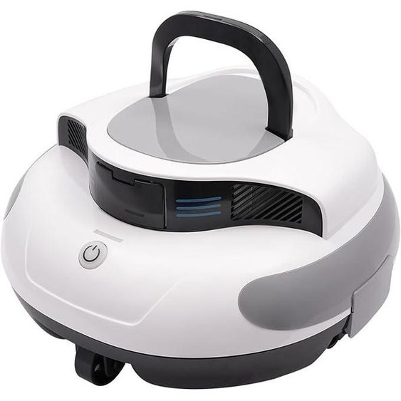 Robot de piscine sans fil, aspirateur de piscine avec 2 moteurs de propulsion en cuivre pur, machine de nettoyage de piscine automatique avec batterie lithium de 5000 mAh, robot de piscine étanche IPX8 avec filtre de 180 µm