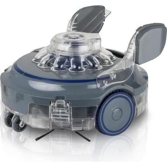 Robot de Piscine sans Fil GRE RBR120, Batterie Rechargeable, Pour Piscines Jusquà 12 x 5 m, Débit 100L/min, Brosse Rotative