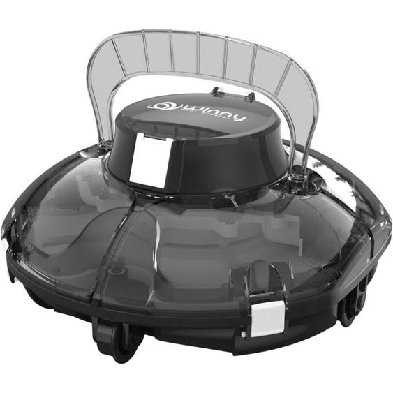 Robot de Piscine Sans Fil winny 200 – Idéal pour Piscines Hors Sol – Double Filtration, Autonomie 75 min, Léger et Compact