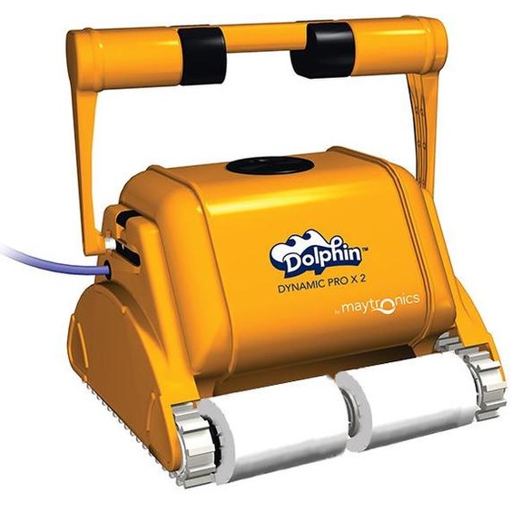 Robot electrique de piscine professionnel 25m brosse mousse - Dolphin - DYNAMIC PROX 2 GYRO MOUSSE -