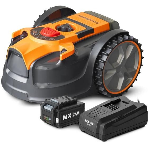 Robot tondeuse autonome - LAWNMASTER - VRM16 - 24 V - 16 cm - Sans fil périmétrique