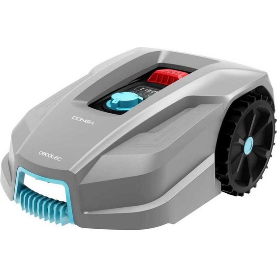 Robot tondeuse Conga GrassHopper 800 Connected. Moteur numérique sans balais. Pour des surfaces allant jusquà 800 m². Pente maximale de 35 %. Régulateur de lame du robot tondeuse. Capteur de pluie. Contrôle via application.