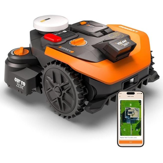 Robot tondeuse connecté WORX VISION CLOUD 2WD - Jusquà 650m² - WR365E