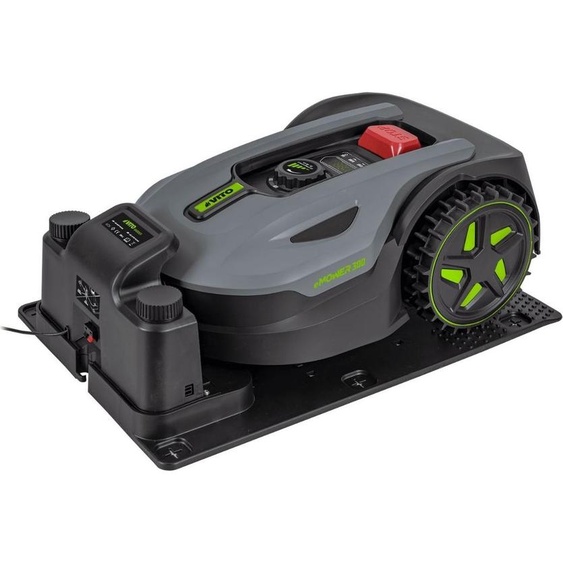 Robot Tondeuse sans fil 300m2 Brushless 3 Lames Coupe 180mm Retour station automatique Mulching VITO