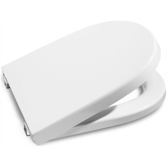 Roca A801360004, Rond, Abattant de toilettes rigide, Blanc, Plastique, 356 mm, 422 mm
