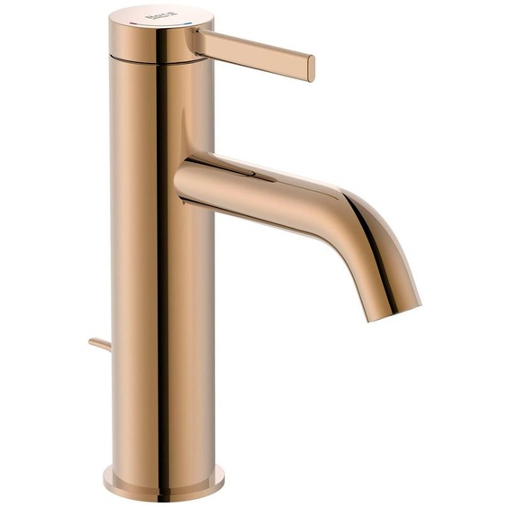 ROCA Mitigeur lavabo ONA Economie deau et dénergie avec vidage auto, rose gold