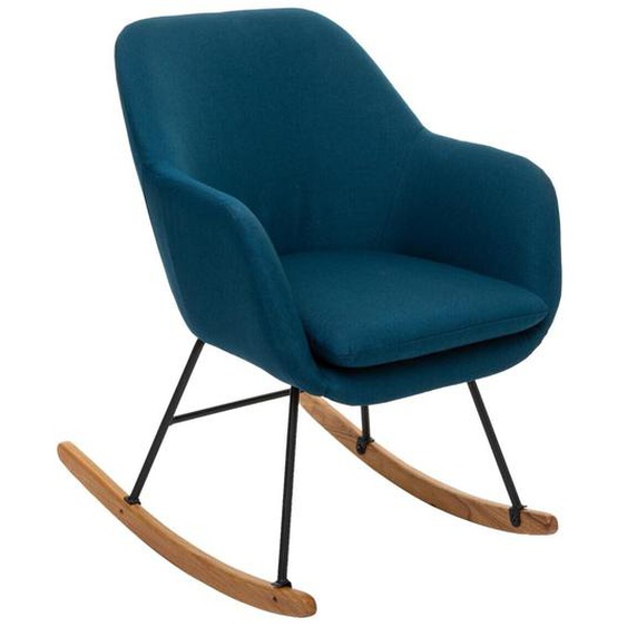 Rocking chair Pera bleu canard