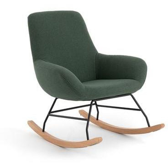 Rocking chair rembourré Carina Vert La Redoute Interieurs
