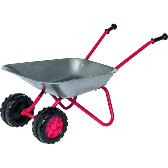 Rolly Toys Schubkarre, Metall, Kinderschubkarre mit Doppelrad, ab 2,5 Jahren