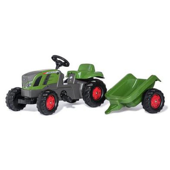 Rolly Toys Tracteur a pedales + remorque rollyKid Fendt 516 Vario