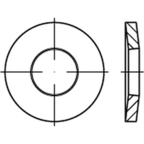 Rondelles de serrage Reyher DIN 6796 FederSt. 30 flZnnc 067963090300000 (50 pièces)