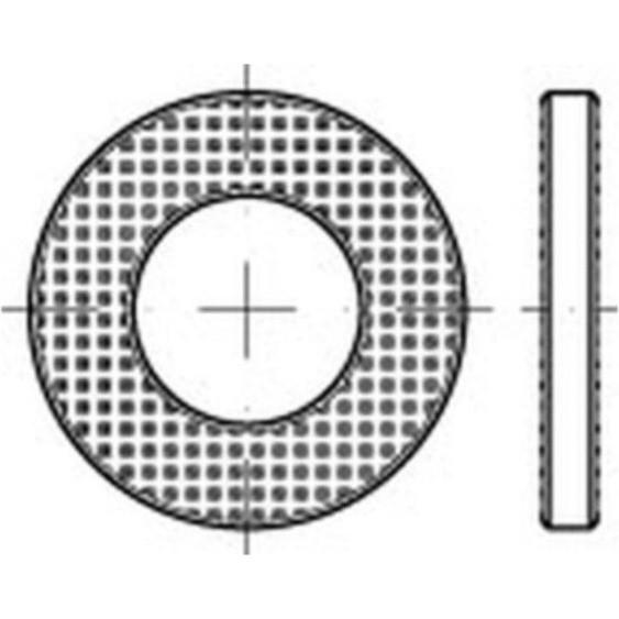 Rondelles LOCKTIX 88119 24 gal. ZnNi Cr(VI)-free 881190300240000 (50 pièces)
