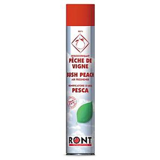 Ront Désodorisant parfum pêche de vigne - Aérosol 750ml