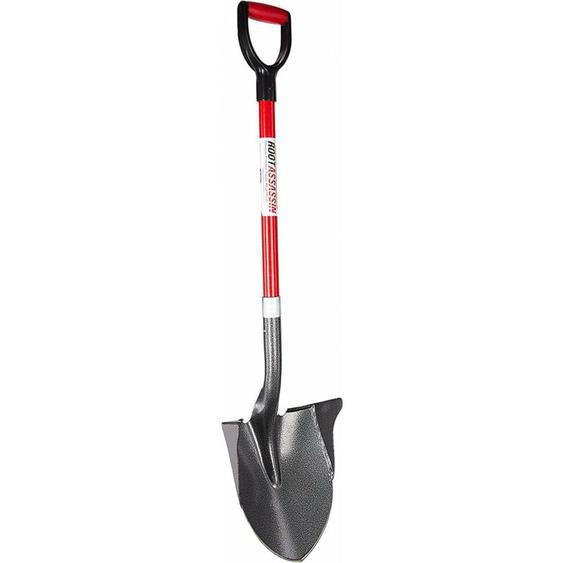 Root Slayer - Venteo - RootSlayer Pelle à Rebords - Pelle Ultra pointu pour tous types de sols - Lames en Acier Carbone - Noir/Rouge