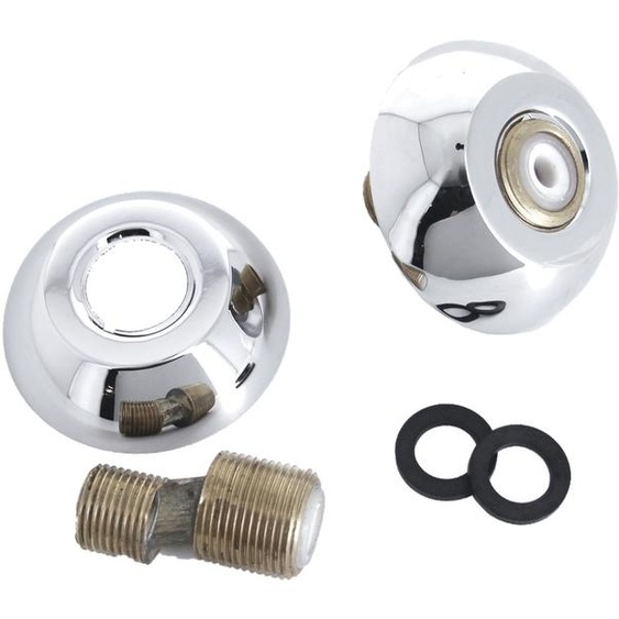 Rosace et colonnette excentrée double mâle 20/15 GARIS R09-P002