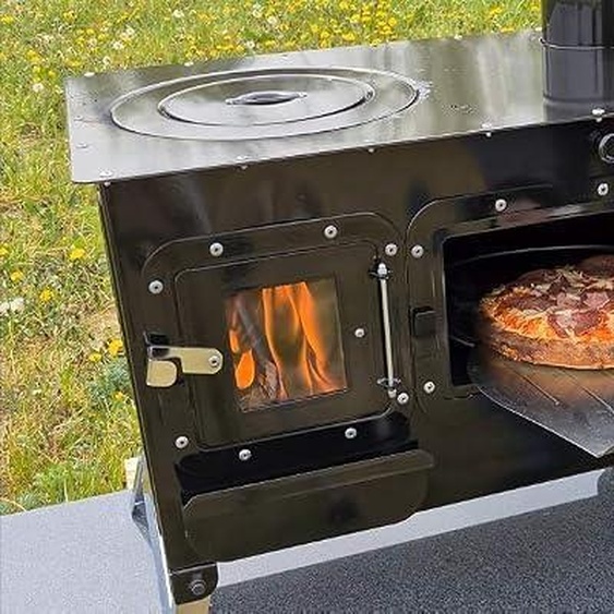 ROSALIE : Four de cuisine dextérieur | Cuisine de jardin, four à pizza, four de tente, four de jardin