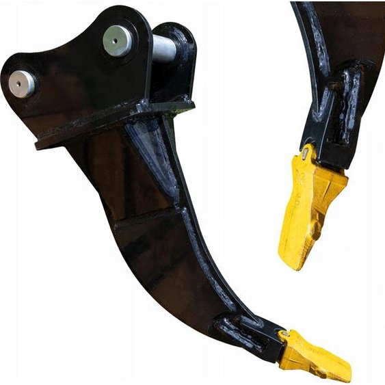 Rosfix Dent de Ripper 60 cm à une Seule Dent – Dent pour mini-pelles jusquà 4 T | Boulon de 45 mm, Entraxe de Fixation de 130 mm | Acier Trempé