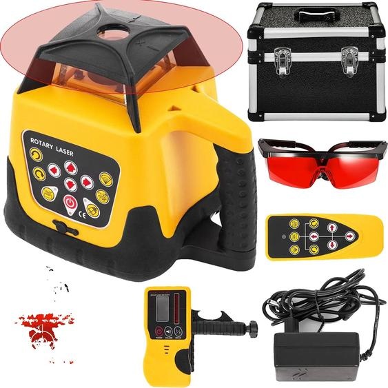 Rotary Laser Level, Plage de mesure du diamètre, Étanche IP54, Temps de travail continu 18 heures, Température de travail -20  à 45