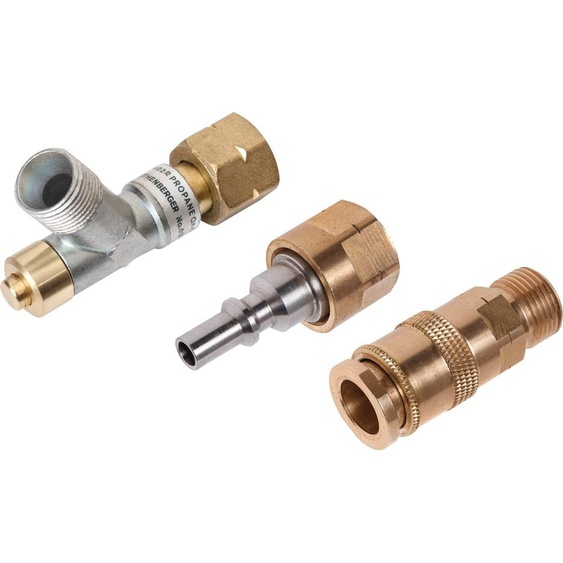 ROTHENBERGER Industrial Set Sécurité anti-rupture de tuyau propane 2 x G 3/8 & raccord rapide G3/8 LH - 1500005072