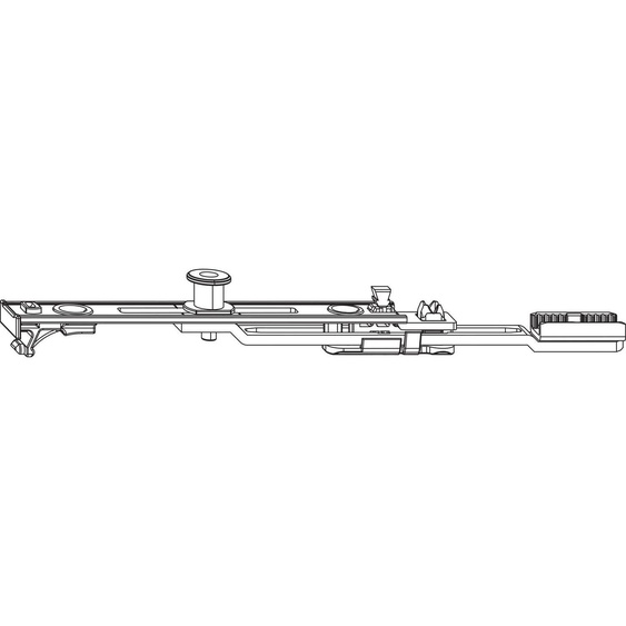 Roto E-Tec Control NT/NX Raccord de transmission MVS 1P - Tourillon avec aimant intégré, argenté