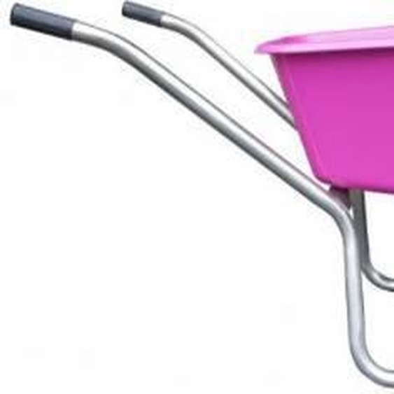 Roue de jardin LIVEX, 100 l, châssis galvanisé, violet