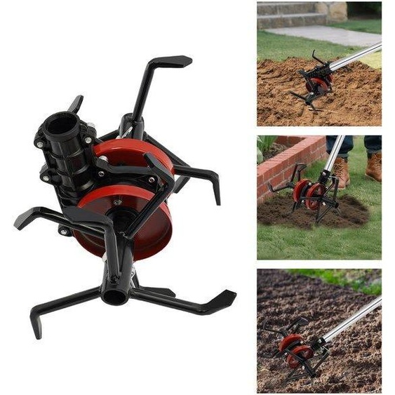 Roue de moissonneuse-batteuse - À six branches - Résistante à la corrosion - En acier épais - Facile à nettoyer