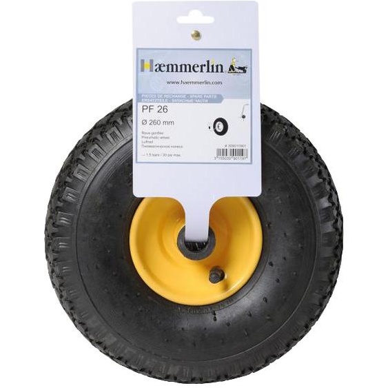 Roue gonflée pour diable 946 ET 950 PF 26 - HAEMMERLIN - 309011901