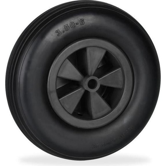 Roue pour brouette 3.50-6 en noir