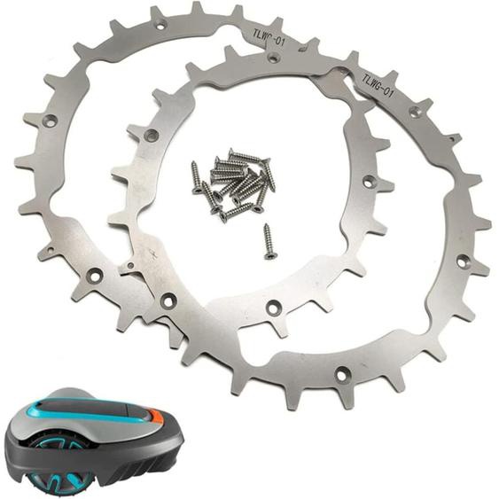 Roues de Traction avec pointes de remplacement pour tondeuse robot Gardena Sileno City 250 Smart 300 400 600 500 Smart 500 Smart+ Life1000