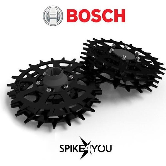 Roues pour le robot de tonte BOSCH INTEGO, acier inoxydable, 3mm