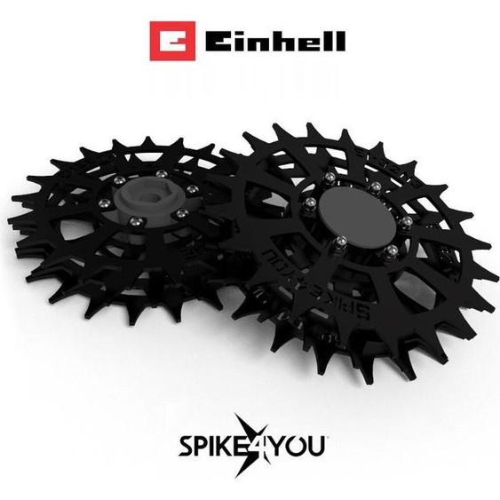 Roues pour le robot de tonte GC-RM 500 EINHELL, acier inoxydable, 3mm