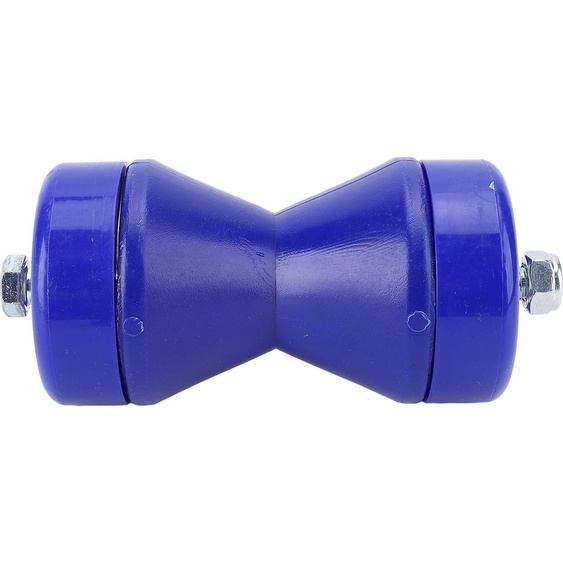 rouleau détrave de 90mm pour remorque de bateau Protection contre les chocs et lusure Rouleau darrêt détrave en PVC bleu