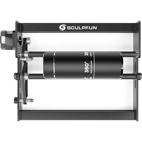 Rouleau rotatif laser, capacité de gravure à 360°, compatible avec Lightburn et LaserGRBL, unité principale Sculpgun, EU