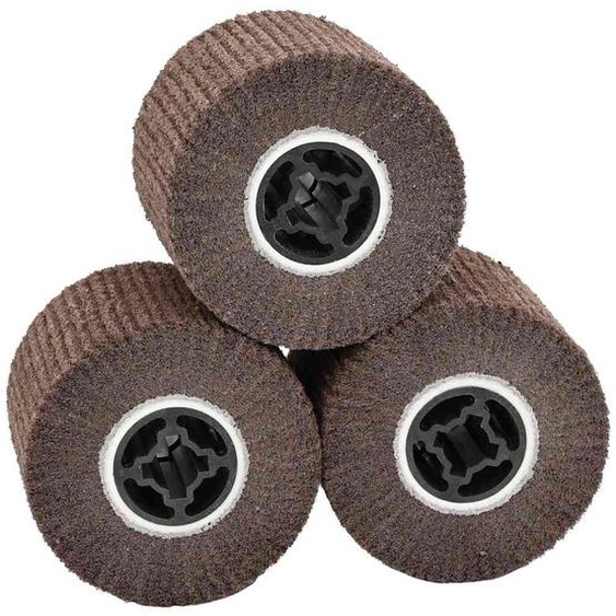 Rouleaux de ponçage 3 pcs Marron 12 x 12 x 10 cm