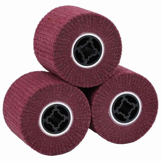 Rouleaux de ponçage 3 pcs Rouge 12 x 12 x 10 cm