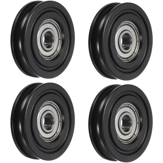Roulements à billes avant 8x40x10 mm, en acier chromé, qualité ABEC3, lot de 4