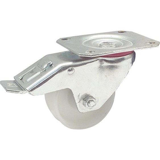 Roulette pivotante Roulette en polyamide ø 80 mm Roulette de meuble avec blocage Charge maximale 150 kg